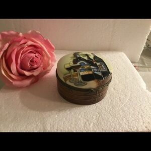 💐🌹vintage 🍷 WINE ACCESSORY TRINKET BOX💐